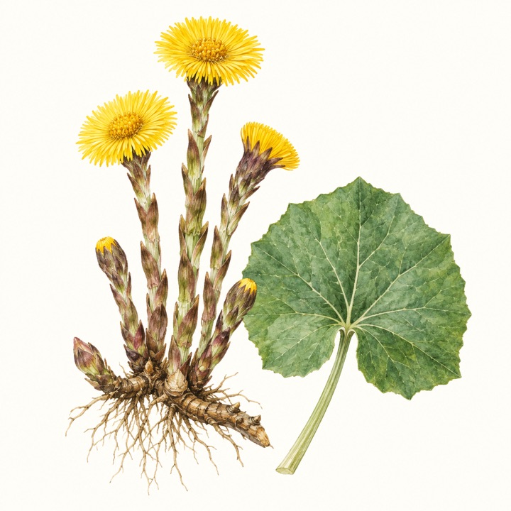Podběl obecný (Tussilago farfara)
