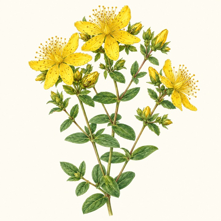 Třezalka tečkovaná (Hypericum perforatum)