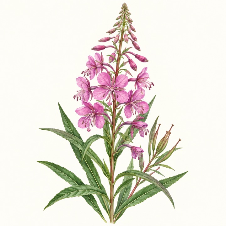 Vrbka úzkolistá (Chamaenerion angustifolium)