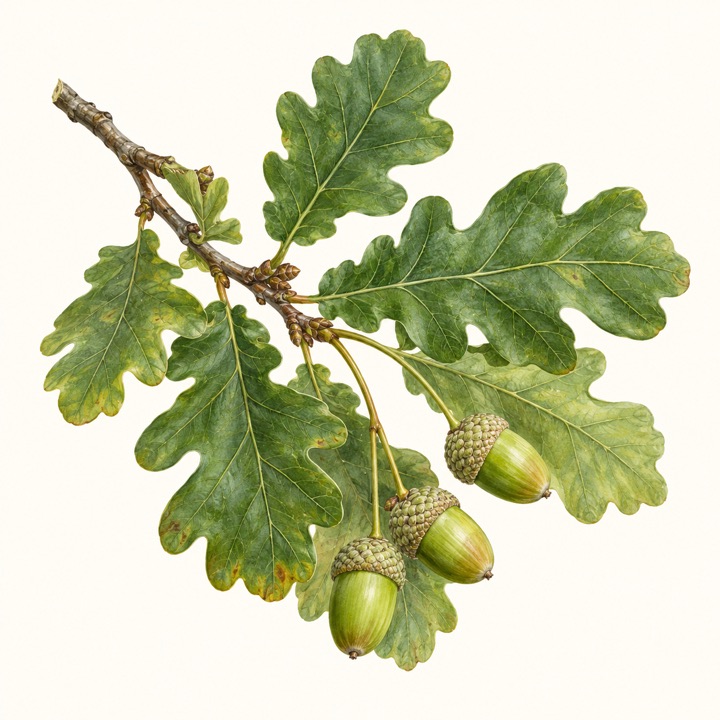 Dub letní (Quercus robur)