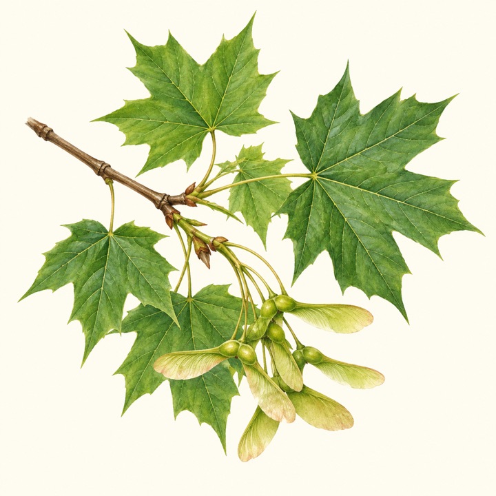 Javor mléč (Acer platanoides)