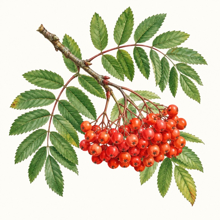 Jeřáb obecný  (Sorbus aucuparia)