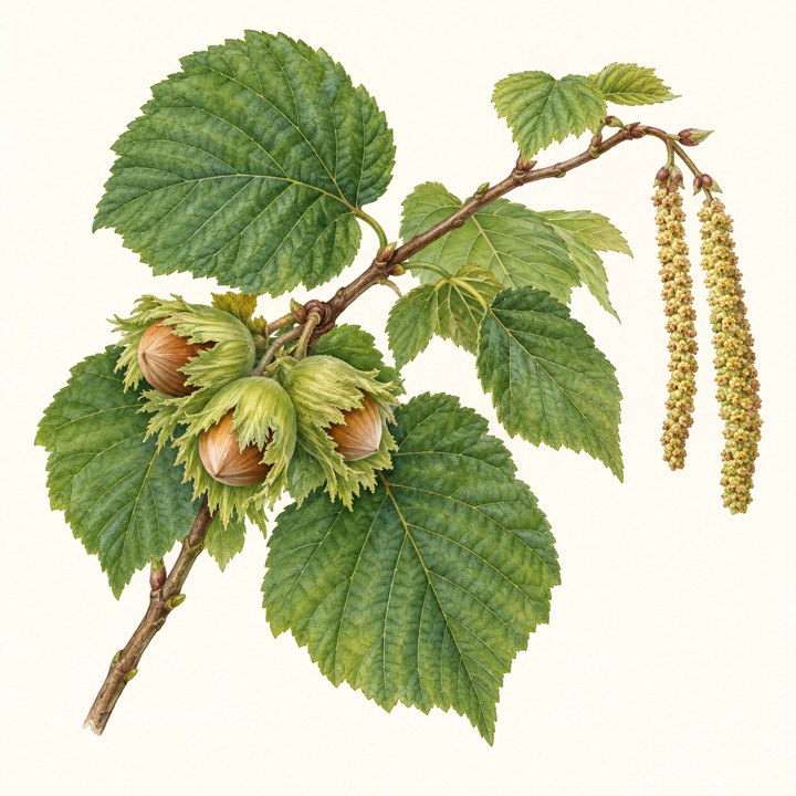 Líska obecná (Corylus avellana)