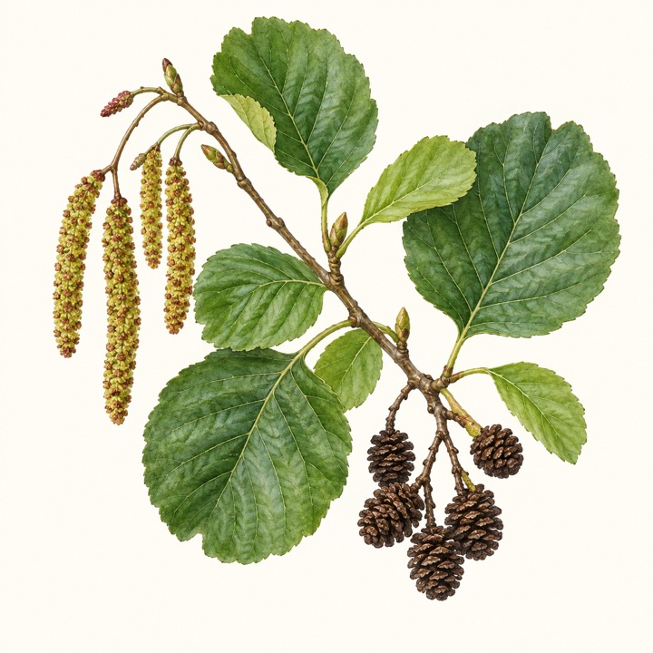 Olše lepkavá (Alnus glutinosa)