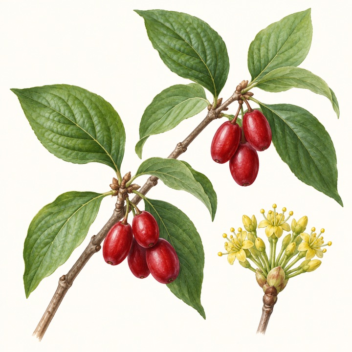 Svída dřín (Cornus mas)